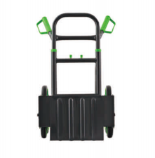 Chariots en acier personnalisés d'usine de <span class=keywords><strong>boutique</strong></span> 150KGS pour chariots d'entrepôt, montée d'escalier à 6 roues, mains courantes rétractables - Product Image 2