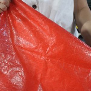 Lona de Polietileno de Doble Cara Naranja y Azul, Garantizada para Comercio, 80 g/m², Resistente al Viento, Ecológica, con Revestimiento Resistente al Agua, Estilo Liso para Automóvil - Product Image 5