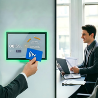 Pantalla Táctil LED de 10.1 Pulgadas con Android 11, 2+16GB, Montada en la Pared, con POE y NFC para Reuniones Corporativas Inteligentes