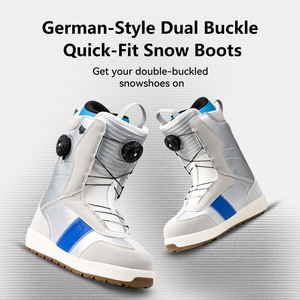 Bottes <span class=keywords><strong>de</strong></span> snowboard en gros avec système <span class=keywords><strong>de</strong></span> <span class=keywords><strong>la</strong></span>çage rapide à double molette, doublure thermoformable, pour toutes les montagnes et le freestyle - Product Image 1