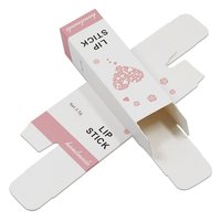 Cajas de Envío de Papel con Logotipo Personalizado, Ecológicas, Modernas, con Laminado Mate, Materiales Reciclados, para Productos Cosméticos y Lápices Labiales