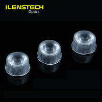 Lentille de diodes étanche lentille optique de 20 millimètres de diamètre lentille LED de profil en plastique de 30 degrés pour le lavage de mur
