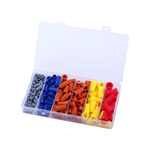 Conectores de Protección de Extremos de Bajo Voltaje de PVC Henghong, Juego de 158 Piezas, Terminales de Cableado Eléctrico en Espiral - Product Image 1