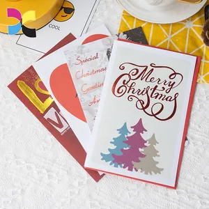 Luxo Personalizado Obrigado Cartões Casamento Aniversário Natal Cartão Impressão