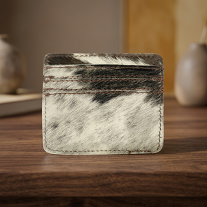 Top Indian Manufacturer Newly Launched Vintage Bohemian Fashion Card <b>Wallet</b> Tri-Colored Hair Cowhide Two Flowers <b>Zip</b> Portable - Product Image 3