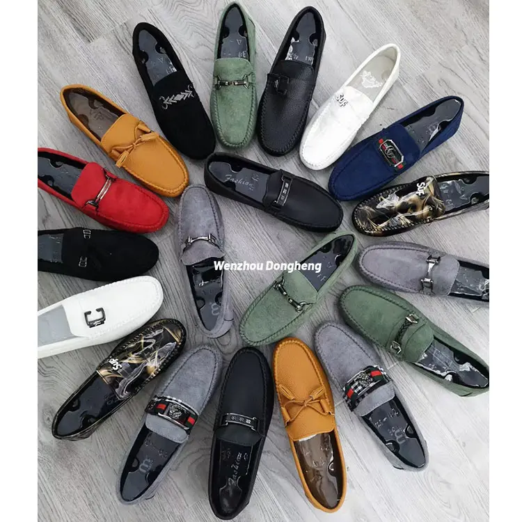 Wenzhou dongheng sapatos de barco masculinos, slip on, sapatos de luxo, casuais