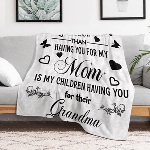 La seule chose qui soit meilleure que d'avoir ton père ou ta mère pour ma maman, c'est que mes enfants aient ton père ou ta mère pour leur grand-mère. Cadeau de fête des mères, couverture avec lettre. - Product Image 2