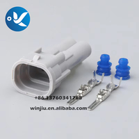 Conector de cable de inyector de combustible impermeable de 2 pines con ranura superior, enchufe macho y hembra Nippon 6189-0060 6187-2311 6180-2321 DJ7024Y-2