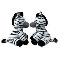 Fabricant de jouets en peluche personnalisés en gros Peluche zèbre jouet pour enfants cadeau poupée douce cheval jouets en peluche
