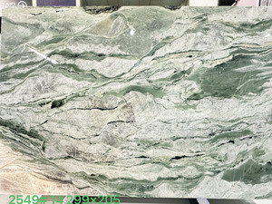 Dalles de marbre vert poli en quartzite vert Victoria de luxe, grandes dalles, pour murs et sols, quartzite premium pour comptoirs de cuisine - Product Image 5