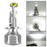 Faro LED Y9 PRO 220w H11 9005 9006 H4 H7 con Lente para Auto BMW E39, Lente de Faro de Alto Lumen, Mini Lente Pequeña, Foco