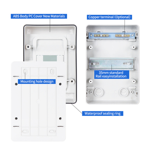 HA-4 Cách IP65 Chống Thấm Ngoài Trời 140*210*100Mm Nhựa 4 Way/4 Pole Junction Combiner Hộp Phân Phối - Product Image 4