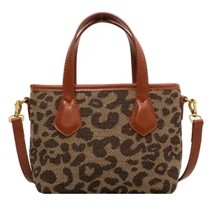 Bolso cruzado con diseño de Cheetah para mujer, Mini bolsa de compras
