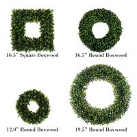 Simulatie Krans Eucalyptus Geld Blad Bessen Ring Bruiloft Latei Arrangement Vooral Fruit