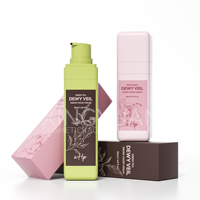 Flacon pompe airless carré en plastique personnalisable 15ml 30ml 50ml pour emballage de lotion et sérum de soin, anti-oxydant et anti-fuite