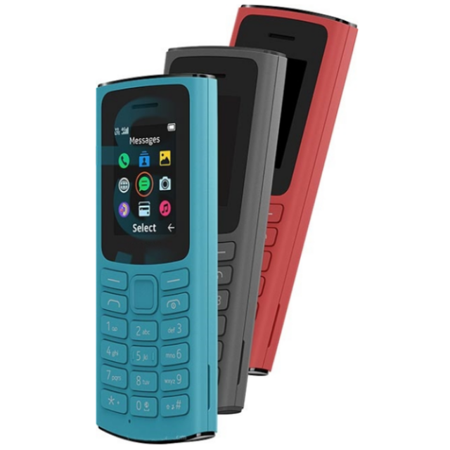For Nokia 105 (2021 Version) Dual Sim Card Standby 4G Keypad Mobile Phone with Keyboard Feature