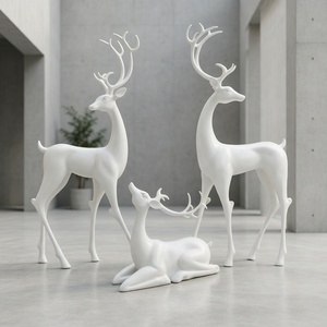 Esculturas de Ciervos Iluminadas Personalizadas para Decoración Navideña de Jardines - Product Image 4