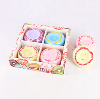 Bombes de bain bio faites à la main pour enfants Bain spa de luxe à beignets pour bombe Aromathérapie relaxante Bain moussant pétillant Vente en gros