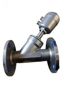 Controlador PLC, Sensor, Válvula de Ángulo Neumática de Acero Inoxidable, Nuevo y Original, DN50 PN25 - Product Image 1
