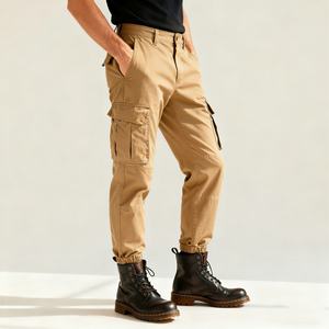 TKAN153D New casual pants for men <b>loose</b>-<b>fitting</b> tight-<b>fitting</b> cargo pants American trend versatile sports pants - Product Image 2