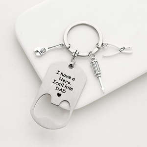 ที่เปิดขวดเบียร์สแตนเลสสีดำพร้อมไขควงไขควงไขควงไขควงของขวัญสุดสร้างสรรค์สำหรับพ่อและปู่ - Product Image 4