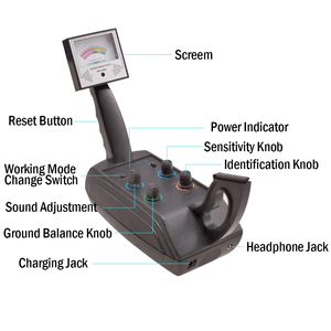 MD5008 산업용 금속 탐지기 골드 너겟 보물 동전 찾기 지하 지상 탐지기 20-35cm 깊이 금 금속 탐지기 - Product Image 4