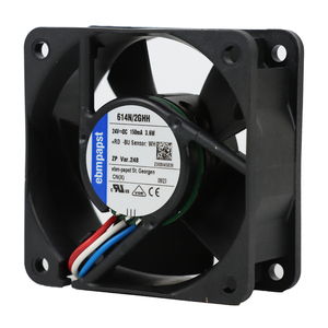 Ventilateur de refroidissement industriel ebm-papst 614N/2GHH-248 24V DC, ventilateur axial haute vitesse - Product Image 1
