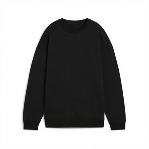 เสื้อสเวตเชิ้ตผู้ชายผ้าฝ้าย 100% หนานุ่ม ทรงโอเวอร์ไซส์ คอกลม มีกระเป๋า สไตล์สตรีทแวร์ สำหรับฤดูหนาว - Product Image 4