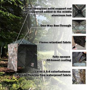 Accesorios de Caza, Camuflaje Profesional para Caza de Patos con Entrada Lateral y Ventanas Silenciosas para la Caza de Animales Salvajes - Product Image 3