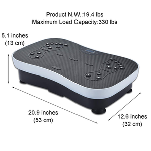 <span class=keywords><strong>Plateforme</strong></span> <span class=keywords><strong>vibrante</strong></span> verticale professionnelle M pour usage domestique, mini, écologique, pour remodelage corporel, capacité 150 kg, contrôle LED - Product Image 2
