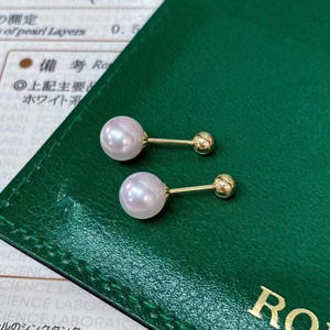 Accesorios de Plata S925 para DIY con Perlas, Bandeja Vacía con Cuentas Redondas de 8-11 mm y Gancho para Oreja, Diseño Simple 21685, Pendientes - Product Image 4