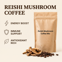 Café aux champignons Reishi OEM ODM Marque Privée Mélange de Boisson Instantanée Énergie Naturelle pour Autres Compléments Santé
