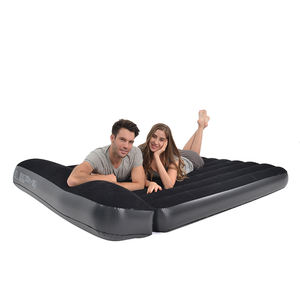 Colchón <span class=keywords><strong>Inflable</strong></span> King Size de PVC y Flocado Negro con Almohada - Product Image 2