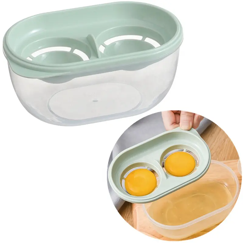 2XK-NOV Yolk White Separator Egg Separator Portable Cooking Tool Accessories Yellow 