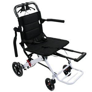 Silla de Ruedas Plegable Ligera y Compacta de Tamaño Pequeño para Hospital, Viajes para Personas con Discapacidad, Silla de Ruedas Manual Portátil - Product Image 1