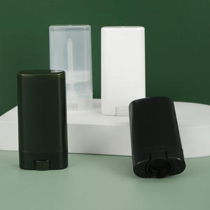 Luxury Empty 15g Glossy White Black Deodorant <b>Stick</b> Tube Bottles Skin Care Deodorant Containers - Product Image 5