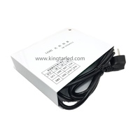 Controlador de software de atenuación de matriz LED DMX manual Kingtar LM501 con tarjeta SD, 4 canales, 65536 niveles de gris, 4*512 píxeles, 220V 12V, metálico