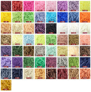 Vente en gros de papier découpé froissé Remplissage de déchiquetage Herbe d'emballage Papier découpé froissé coloré Papier découpé <span class=keywords><strong>noir</strong></span> Papel Triturado - Product Image 4