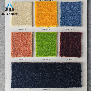 Moquette unie mur à mur, qualité hôtelière, à poils coupés, douce et confortable, revêtement de sol intérieur pour chambre et bureau - Product Image 1
