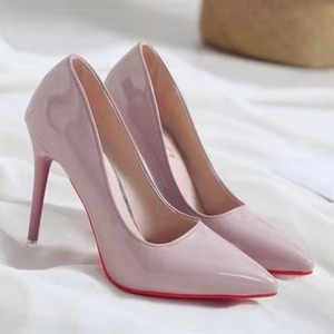 2026 <b>Mature</b> Sexy Women High <b>Heel</b> Shoes for Women Leather Designer Red Bottom <b>Heels</b> Sandals - Product Image 3