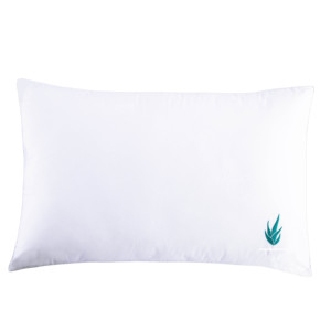 Benutzer definiertes Logo <span class=keywords><strong>Aloe</strong></span> <span class=keywords><strong>Vera</strong></span> Baumwolle Kopfstütze Kissen bezug 200TC Neek Thread Count Spot Produkt - Product Image 1