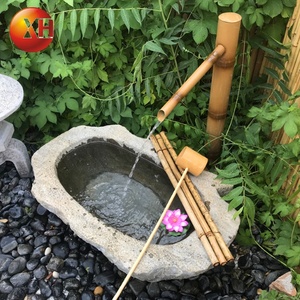 Pot d'eau <span class=keywords><strong>en</strong></span> <span class=keywords><strong>pierre</strong></span>, style japonais, 3 pièces, fontaine, étang à poissons, décoration <span class=keywords><strong>de</strong></span> <span class=keywords><strong>jardin</strong></span> - Product Image 4