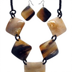 Collar llamativo con diseño geométrico de círculos, cadena de eslabones, joyería unisex moderna, regalos para fiestas para mujer - Product Image 3