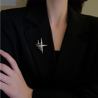 Épinglette étoile personnalisée Broche de sécurité mignonne et tendance pour fixer les vêtements et éviter de glisser Accessoire de mode haut de gamme