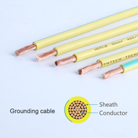 Câble de Mise à la Terre Jaune-Vert 1*6mm² à Prix d'Usine avec/sans Borne Annulaire Isolation PVC pour Applications Solaires Industrielles