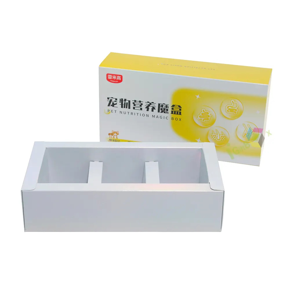 Caja deslizante de lujo de cartón rígido duro con impresión personalizada caja de cajón de manga de regalo embalaje