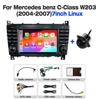 Nuevo Sistema de Audio para Automóvil con Sistema Linux STWEI para Benz Clase C W203, Navegación para Automóvil con Pantalla IPS, Salida de Fábrica 2004-2007