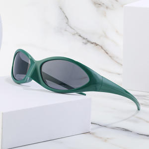 Mode Y2K <span class=keywords><strong>futuriste</strong></span> hommes cyclisme sport lunettes de soleil polarisées en plein air personnalité femmes protection UV lunettes de soleil steampunk 2022 - Product Image 4