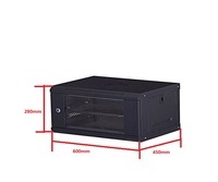 Prix Abordable - Armoire Serveur/Armoire Réseau Murale 4U et 6U, Épaisseur 1.0/0.6mm, 19'' 530*400, pour Centre de Données, Vente Directe Usine