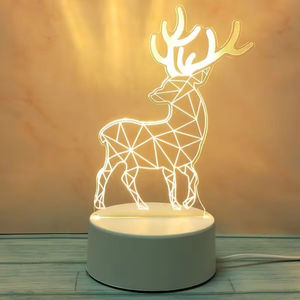 3D Illusion Led Night <b>Light</b> 3D Visual Led Night <b>Light</b> 3D Night Lamp for Kids USB Desk - Product Image 1